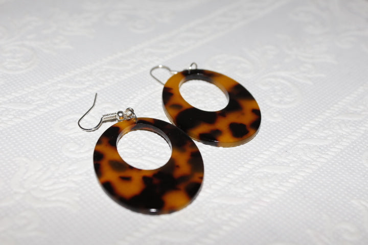 PENDIENTES LEOPARDO