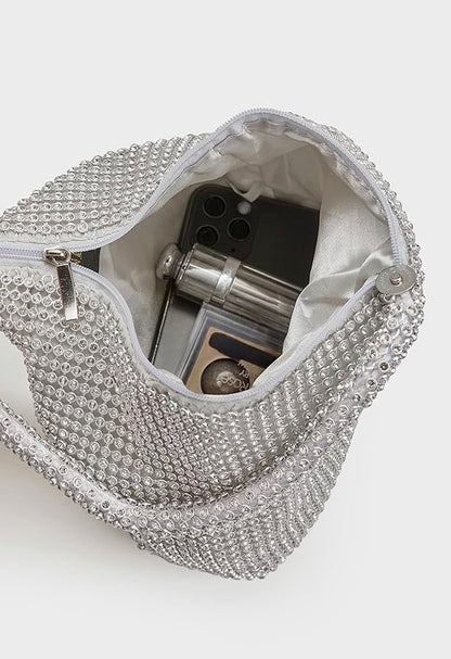 BOLSITO PERLAS PLATA