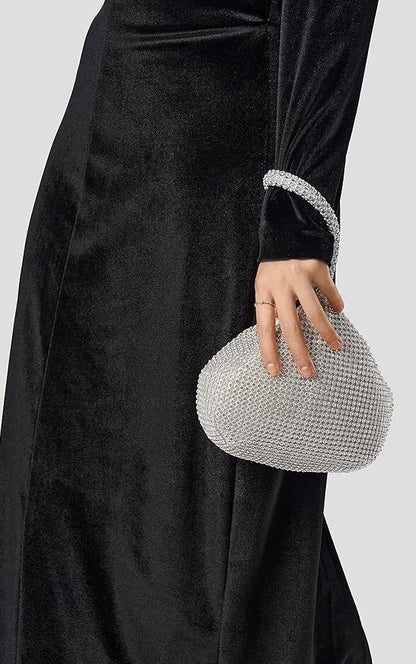 BOLSITO PERLAS PLATA