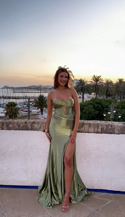 INFINITY DRESS SATINADO